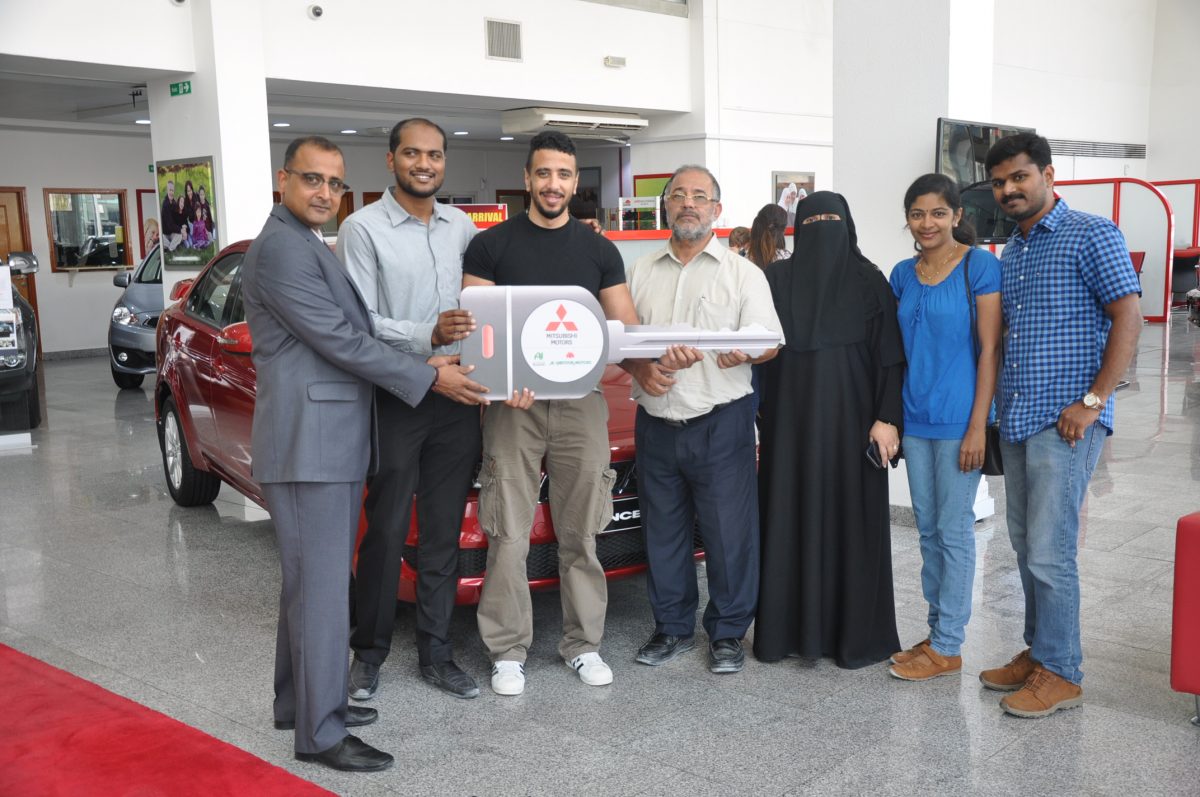 Al Habtoor Motors rewards 10 Mitsubishi customers  of “Pick your deal” Ramadan Promotion  with Lancer EX Cars